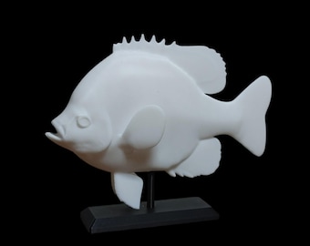 Bluegill Fish Mount 5.5" - 8.5" Mini - Paint Your Own - Nautical Cabin Decor - Eco-Friendly Fish Blank - DIY Art