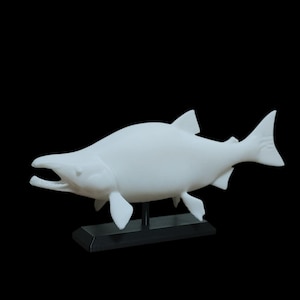 Sockeye Salmon Fish Mount 6.5&quot; Mini - Paint Your Own - Nautical Cabin Decor - Eco-Friendly Fish Blank - DIY Art