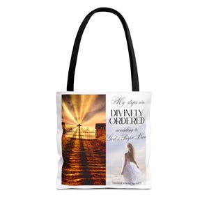 Inspirational Tote Bag | Motivational Quotes, Scripture Carry-All, Gift for Faith, Bible Study, Everyday Use