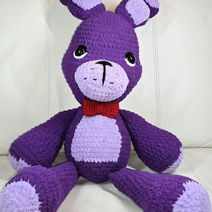 Handmade Crochet Bonnie Plush – A Must-Have for Five Nights at Freddy’s Fans