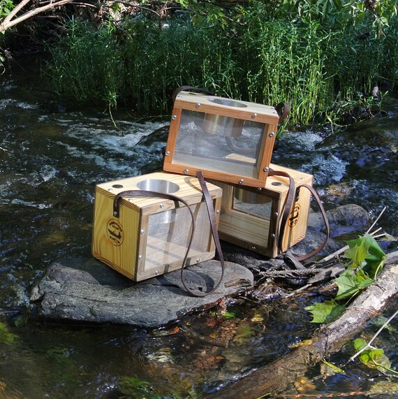Fishing Vintage Cricket Box Fishing Bait Box fishing decor Etsy