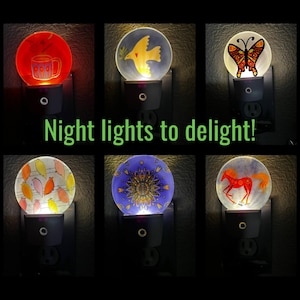 Night LIght, functional Art plug in