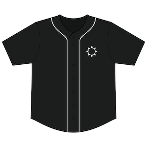 Camiseta de béisbol Mato con estampado tribal de oso decorativo / Camiseta Mato con estampado nativo de la tribu Oglala Sioux