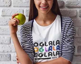 T-shirt unisexe Oglala en coton épais