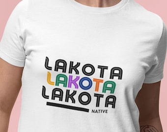 T-shirt unisexe Lakota en coton épais