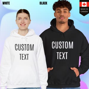 Customizable Cotton-Blend Hoodie: Personalized Cozy Sweatshirt