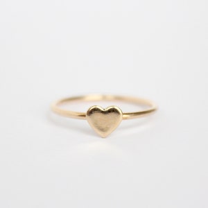 Tiny Heart Ring 14k Gold Filled Gemma zdjęcie 1