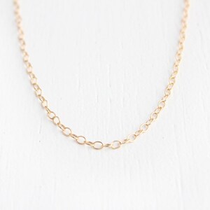 Choker Necklace 14k Gold Filled or Sterling Silver Claudia image 1