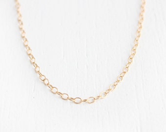 Choker Necklace - 14k Gold Filled or Sterling Silver - Claudia