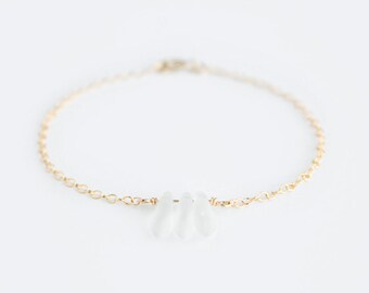 Petals Bracelet - 14k Gold Filled or Sterling Silver - Petals