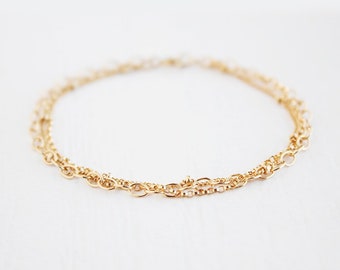 Multi Chain Bracelet - 14k Gold Filled or Sterling Silver - James Bracelet