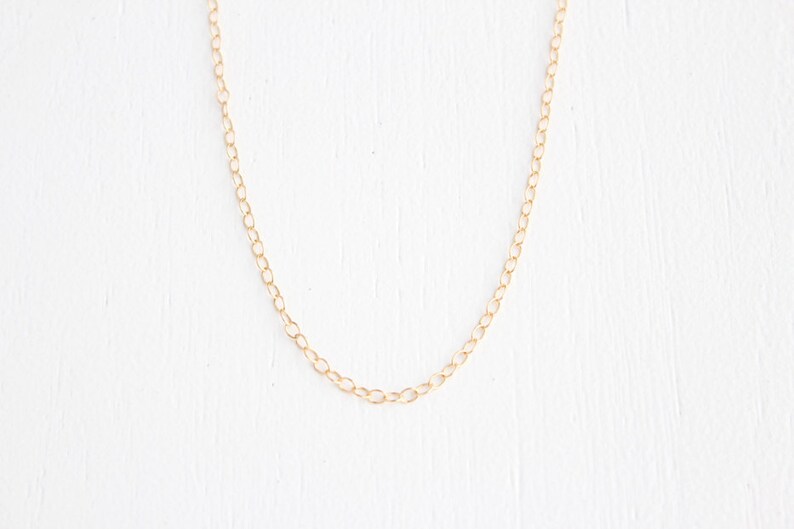 Choker Necklace 14k Gold Filled or Sterling Silver Claudia image 2