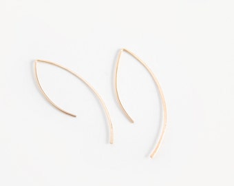 Free Formed Earrings - 14k Gold Filled, Sterling Silver or 14k Rose Gold Filled - Savanna