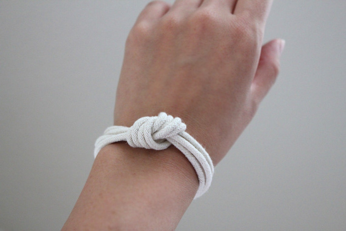 Rope Bracelet Knot Bracelet I Love Knots the Original Etsy