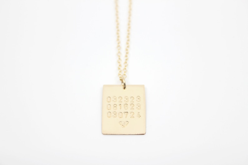 Hand Stamped Necklace I Am The Boss 14k GOLD FILLED or Brass or Sterling As Seen In LuckyMag image 4