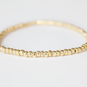 Gold Beaded Bracelet Neeva image 1