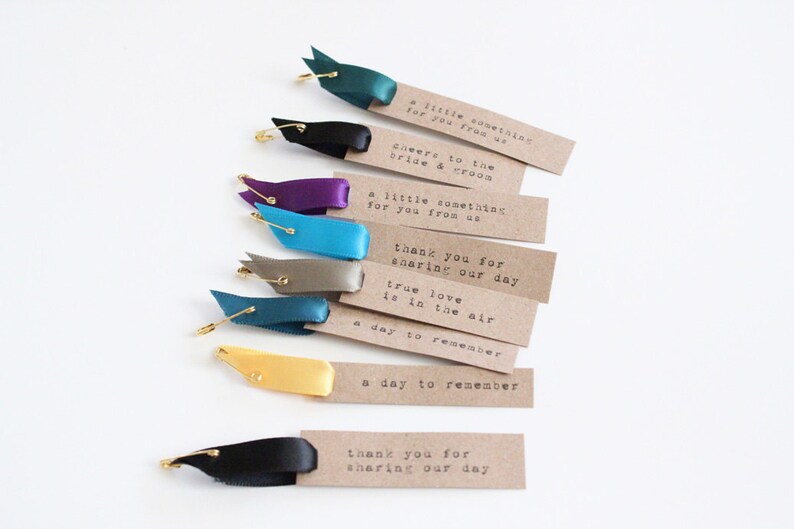 Custom Hang Tags With Satin Ribbon Set of 50 Etsy