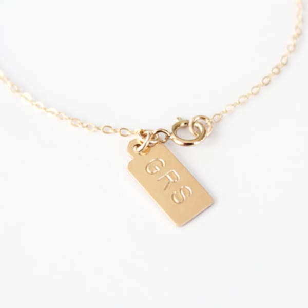 Dog Tag Bracelet Etsy