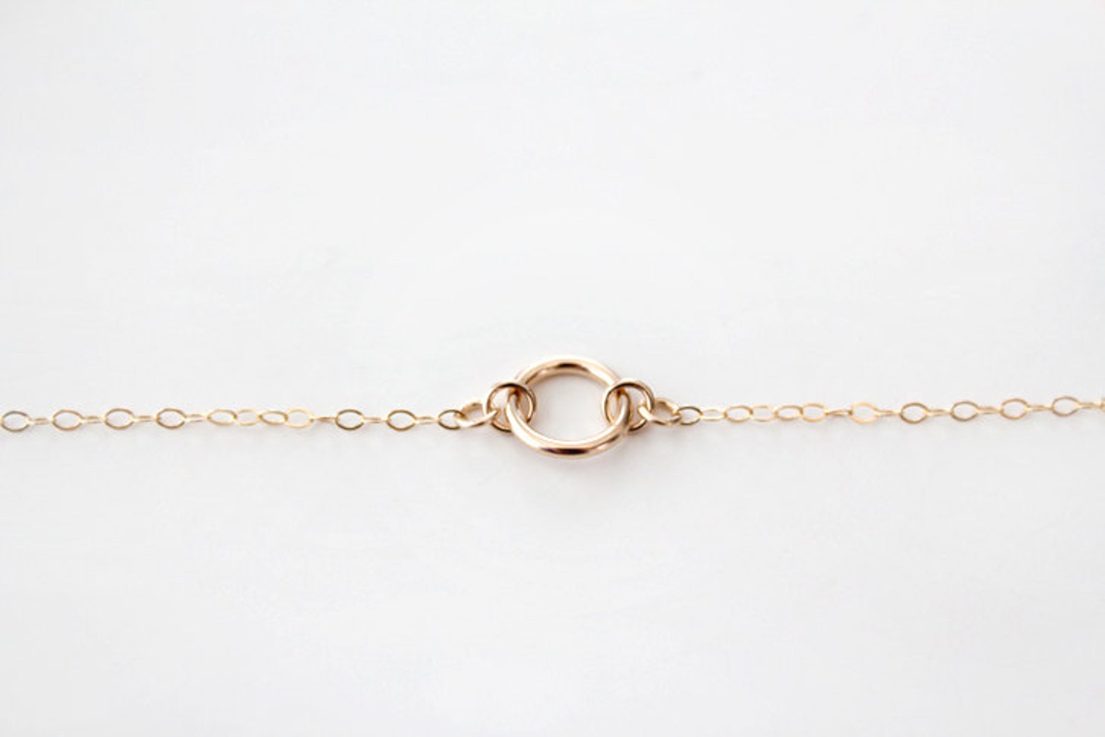 14k Gold Filled Ring Necklace Enduring Gold - Etsy