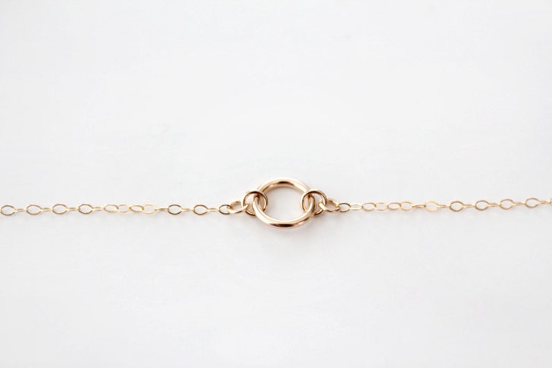 14k Gold Filled Ring Necklace Enduring Gold image 2