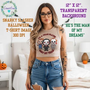 Masked Killer Halloween T-Shirt Design | Snarky Spooky Shirt DTF | Cute Horror PNG | Halloween Digital Download | Wanna Play Sublimation