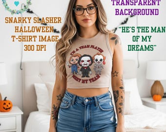 Masked Killer Halloween T-Shirt Design | Snarky Spooky Shirt DTF | Cute Horror PNG | Wanna Play Sublimation | Halloween Digital Download