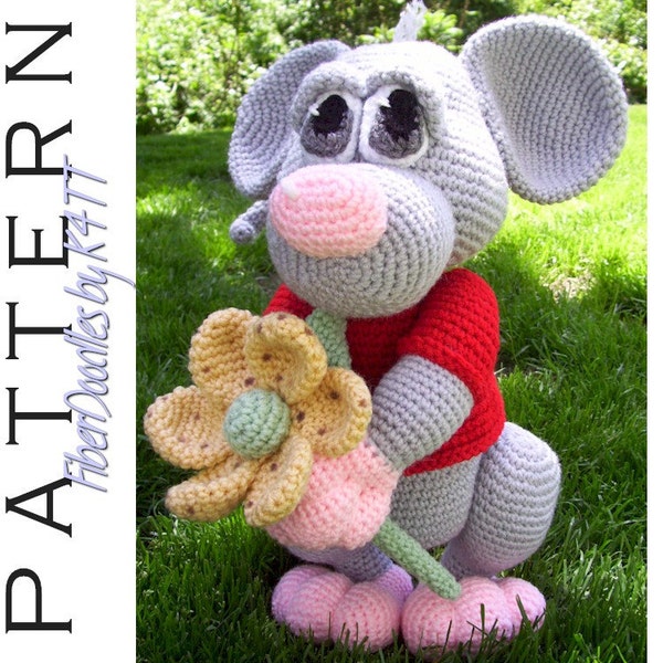 INSTANT DOWNLOAD : Mizithra the Mouse Crochet Pattern