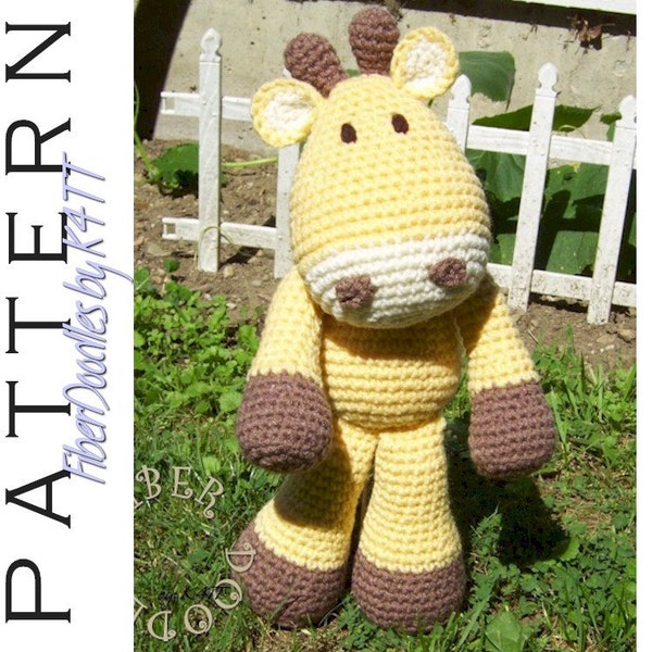 INSTANT DOWNLOAD : KISS Series - Giraffe Crochet Pattern