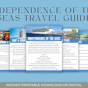 Independence of the Seas Cruise Guide | Printable PDF Client Packet | Royal Caribbean Travel Handout
