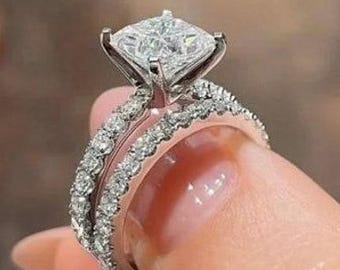 Traumhaft Schöner Ring 925 Er /585 Er Silber Mit Steinen. Verlobung Ring