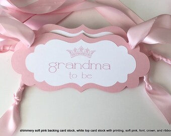 French Baby Shower Mommy To Be Chair Sign With Crown For Your Etsy