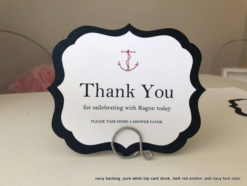 Nautical Baby Shower Sign With Anchor Or Whale Design And Your Etsy