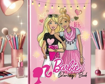 Fashion Doll Coloring Book: 20+ Stylish Illustrations (Digital Download)
