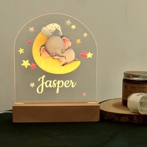 Personalized Cartoon Acrylic Light, Custom Night Lamp with Cute Cartoon Art, A Heartwarming Gift for Kids or Adults