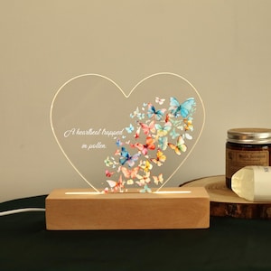 Glow Art Custom Acrylic Light - Handcrafted Name/Quote LED Display - Modern Wall & Desk Decor for Home/Office