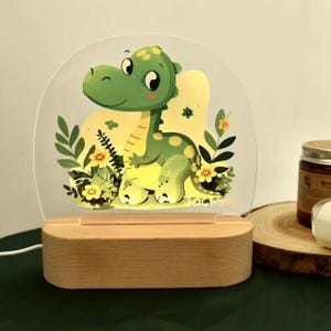 Custom Cartoon Night Light, Personalized Acrylic Lamp with Playful Cartoon Patterns, A Perfect Gift for Any Occasion