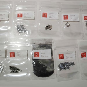 Periodic Elements Set - 10 Metals