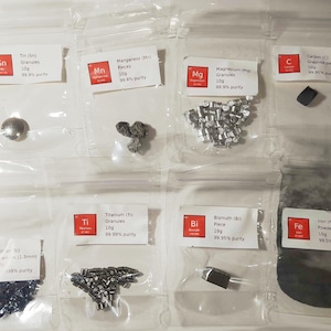 Periodic Elements Set - 8 samples