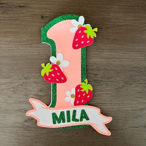 Erdbeer Geburtstagskarte | Personalisiert mit Namen und Alter für das Geburtstagskind oder Person. Beeren Special für Geburtstagskinder jeden Alters!