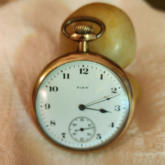 Buy Antique Elgin Gold Filled Pocket Watch Made 1920 Excellent