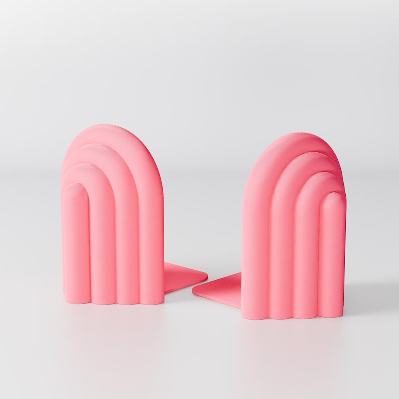 pink CLOUD bookends