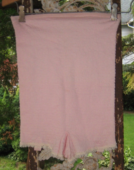 Fun Vintage NWOT Pink Panties Garters High Waist … - image 4