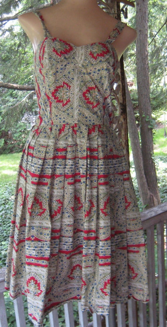 Summer Fun Great 1950s Sun Dress