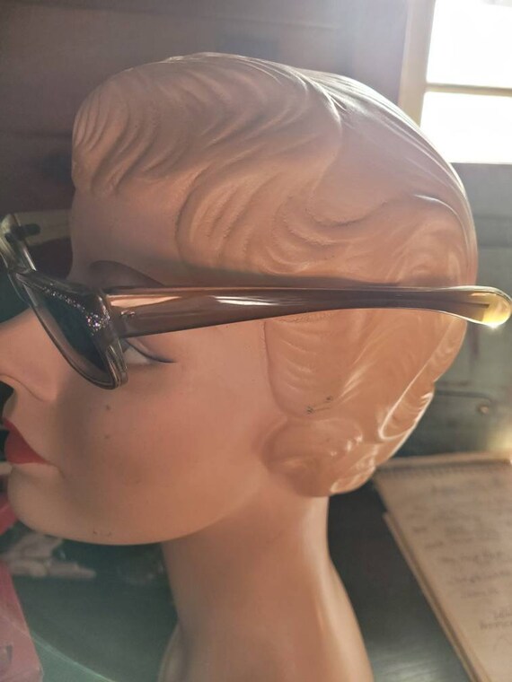 Olala Advantage 1950's French sunglasses rinstone… - image 4