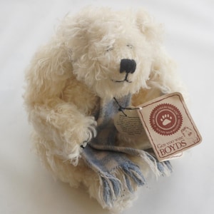 Vintage Boyds Mohair Teddy Bear With Tags Stuffed Animal Plushie Plush Collectible Toy