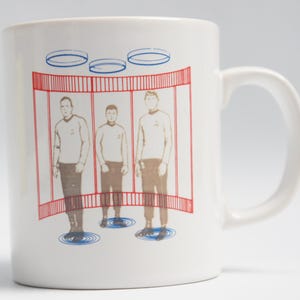 Vintage 90s Star Trek Coffee Mug Cup 1992 Collectible Sci Fi  Trekkie Retro