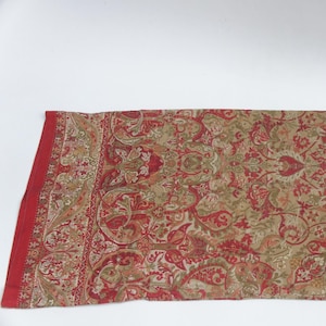Vintage Ralph Lauren Randolph Paisley Pillowcase King Size Designer Bedding Boho Victorian Home Decor
