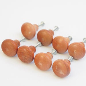 Vintage Wooden Cabinet Dresser Drawer Knobs Lot Home Improvement Boho Cottagecore Farmhouse Home Decor Craft Supply Home Diy