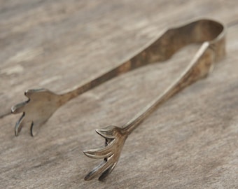 Vintage Reed & Barton Silverplated Sugar Tongs Afternoon Tea Victorian Style