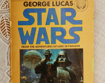 Vintage 70s Star Wars Libro de bolsillo Novela Ciencia ficción Retro Coleccionable